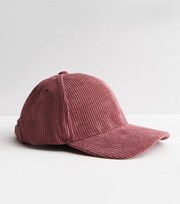 New Look Mid Pink Cord Cap